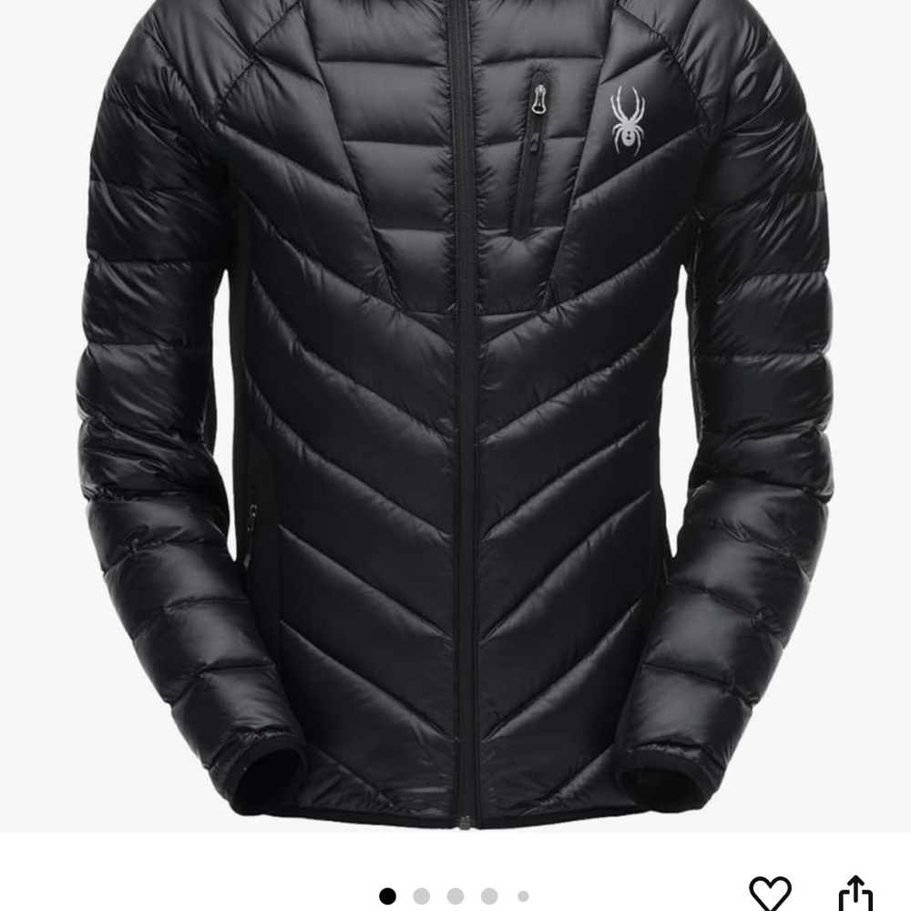 Spyder Men's Syrround Hybrid Puffer Jacket Black XL EUC